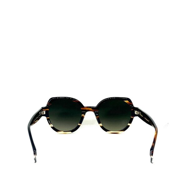 Gigi Studios Sunglasses Model 6632 Color 2 - Magguie in Brown Crystal Stripe - Picture 2 of 8